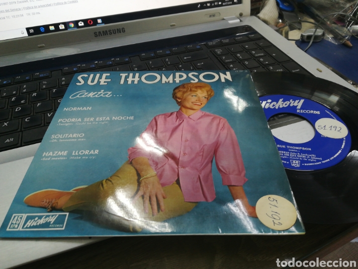Discos de vinilo: Sue Thompson ep Norman + 3 espa&ntilde;a /2 - Foto 1