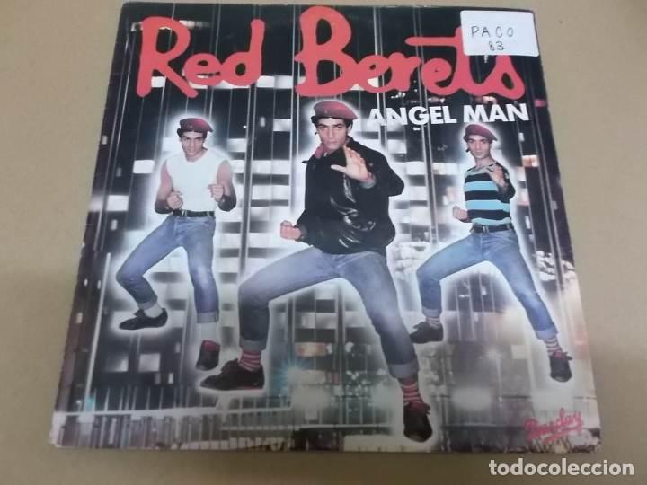 Dischi in vinile: RED BERETS feat RHETTA HUGHES (SN) ANGEL MAN A&Ntilde;O &ndash; 1983
