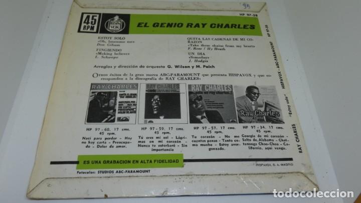 Discos de vinilo: DISCO SINGLE VINILO . RAY CHARLES EL GENIO 1962 - Foto 3