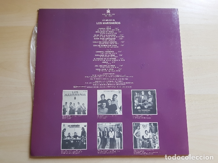Discos de vinilo: LO MEJOR DE LOS MARISME&Ntilde;OS - LP VINILO - HISPAVOX - 1976 - Foto 2