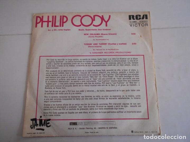Discos de vinilo: PHILIP CODY-SINGLE NEW ORLEANS - Foto 2
