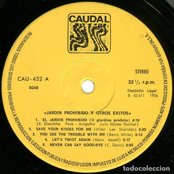 Discos de vinilo: Various - Jardin Prohibido Y Otros Exitos - Foto 2