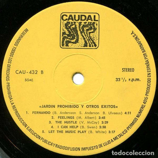 Discos de vinilo: Various - Jardin Prohibido Y Otros Exitos - Foto 3