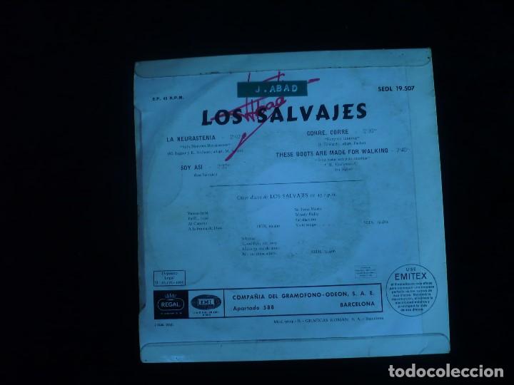 Discos de vinilo: los salvajes - la neurastenia - Foto 2