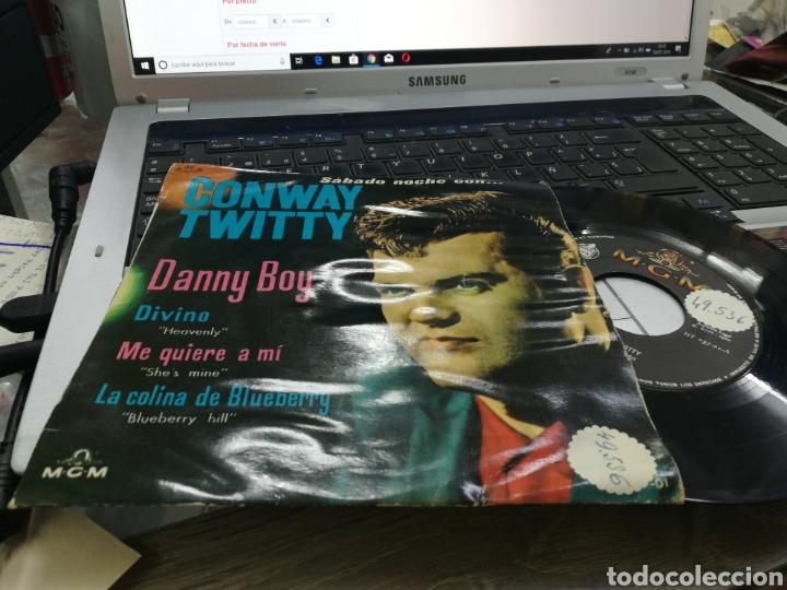 Discos de vinilo: Conway Twitty ep Danny boy + 3 espa&ntilde;a 1960 - Foto 1