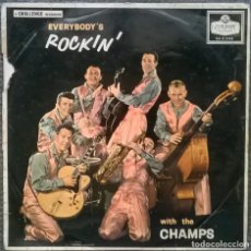 Discos de vinilo: THE CHAMPS. EVERYBODY’S ROCKIN’. LONDON (HA-H 2184), UK 1959 LP ORIGINAL