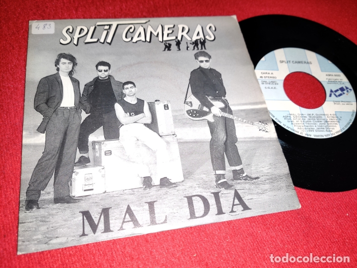 Discos de vinilo: SPLIT CAMERAS MAL DIA 7SINGLE 1989 ASPA PROMO UNA CARA - Foto 1