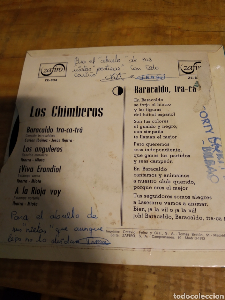 Discos de vinilo: LOS CHIMBEROS. - Foto 2