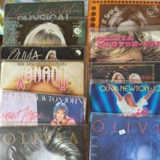 Discos de vinilo: OLIVIA NEWTON-JOHN. MAKING A GOOD THING BETTER. LET IT SHINE.IF NOT FOR YOU. CALENTITO.( 11 SINGLES). Lote 171054959