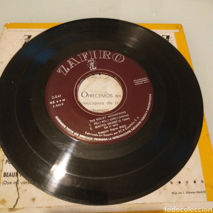 Discos de vinilo: The rocky mountains single - Foto 3