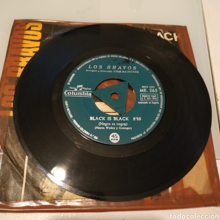Discos de vinilo: Los bravos black is black - Foto 3