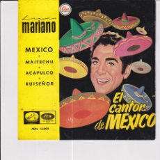 Discos de vinilo: EL CANTOR DE MEXICO. LUÍS MARIANO. PEDIDO MÍNIMO EN DISCOS: 5. Lote 171111804