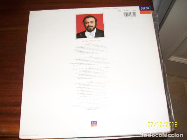 Discos de vinilo: TUTTO PAVAROTTI- 2 LP - Foto 2