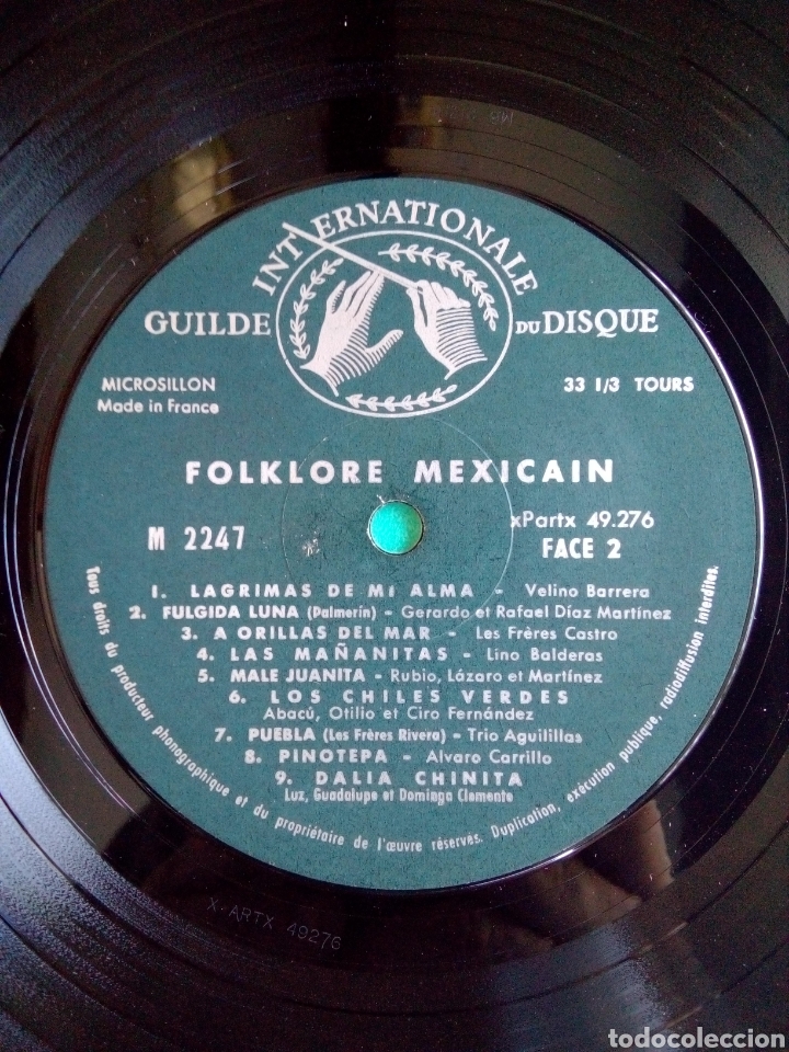 Discos de vinilo: M&eacute;xico! - Deux siecles de folklore..., Microsillon. France. - Foto 5
