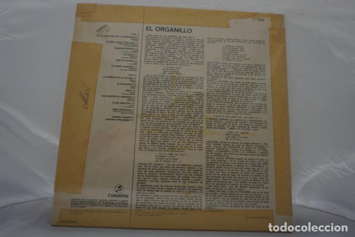 Discos de vinilo: VINILO LP - EL ORGANILLO  / COLUMBIA C.7.059 - Foto 2