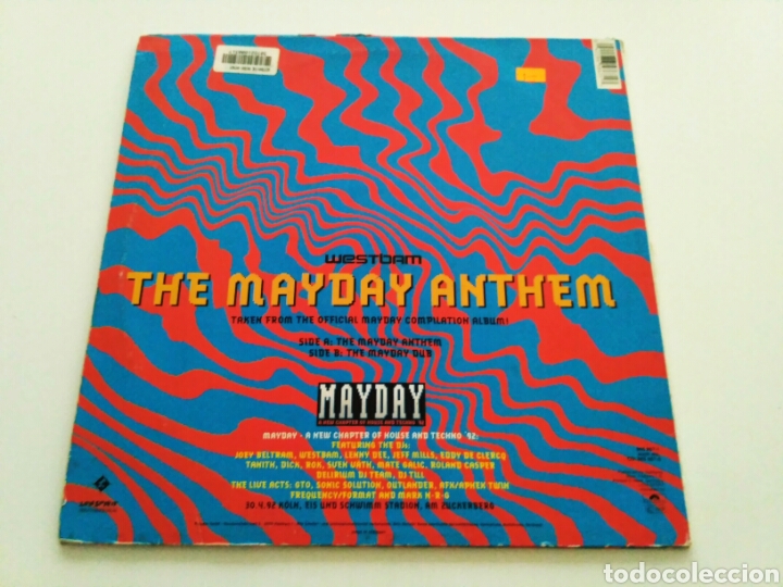 Discos de vinilo: WestBam - The Mayday Anthem - Foto 2