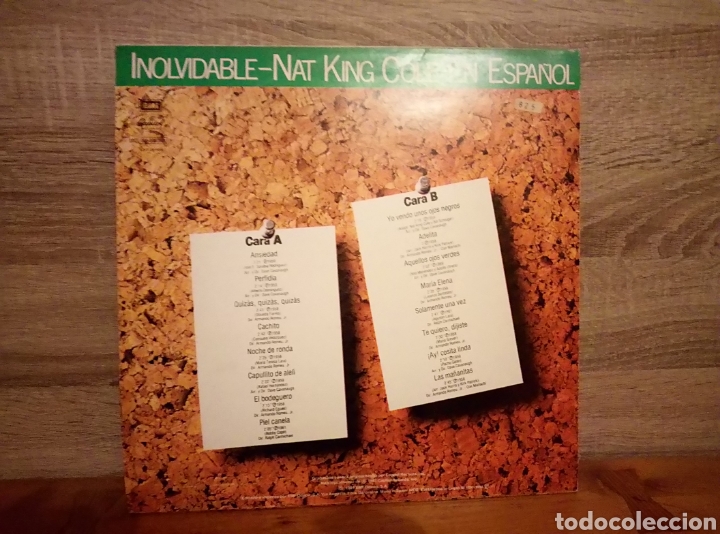 Discos de vinilo: Nat King Cole en espa&ntilde;ol - Inolvidable - LP - Foto 3