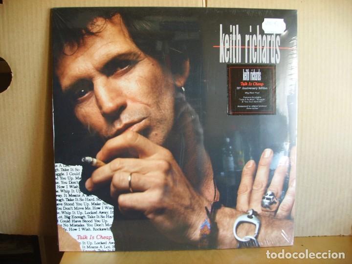 Discos de vinilo: KEITH RICHARDS ---- TALK IS CHEAP - NUEVO - Foto 1