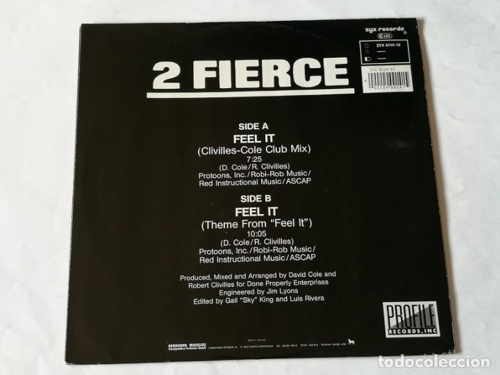 Discos de vinilo: 2 Fierce - Feel It - 1989 - Foto 2