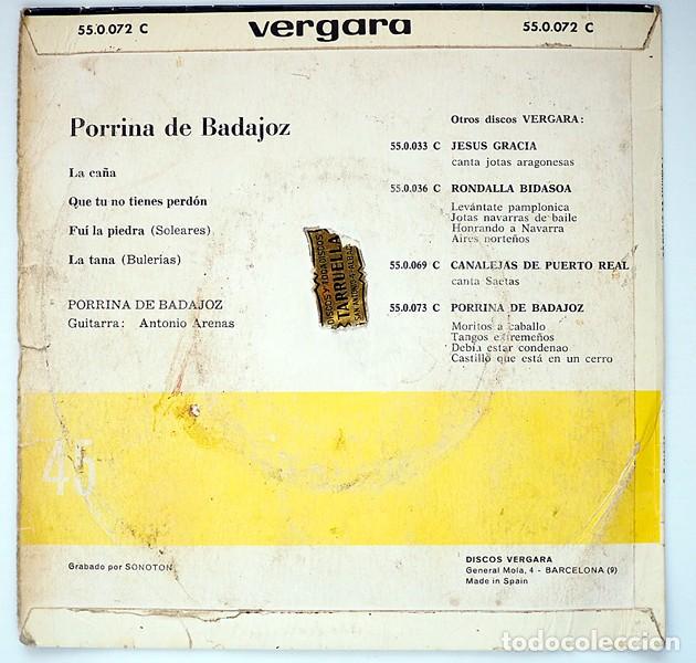 Discos de vinilo: Porrina de Badajoz - Foto 2