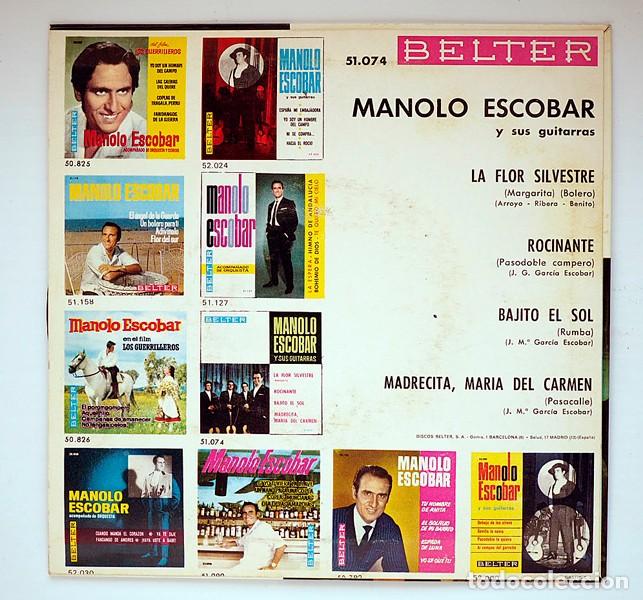 Discos de vinilo: Manolo Escobar y sus guitarras - Foto 2