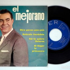 Discos de vinilo: EL MEJORANO. 1966. Lote 171371440