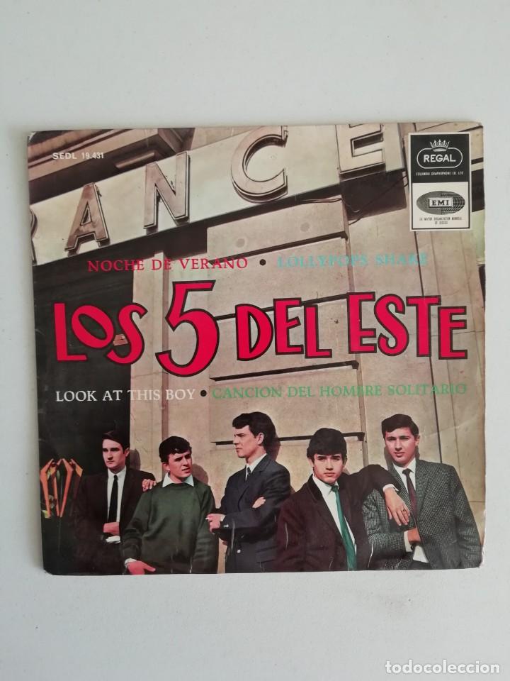 Discos de vinilo: LOS 5 DEL ESTE NOCHE DE VERANO - Foto 1