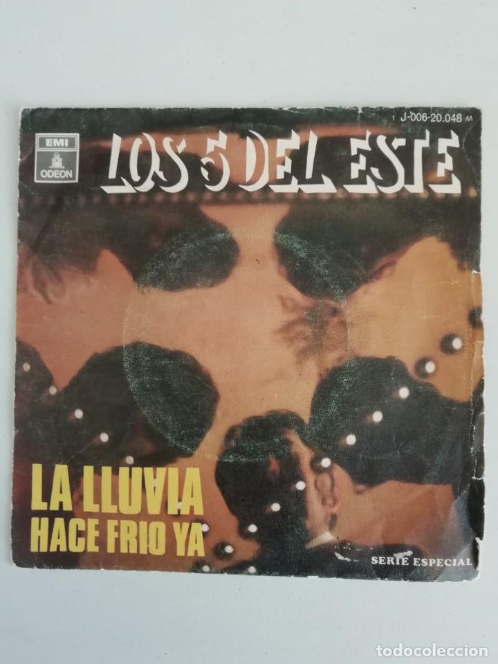 Discos de vinilo: LOS 5 DEL ESTE  LA LLUVIA - Foto 1