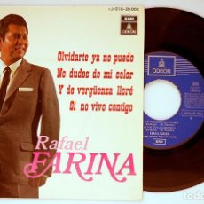 Discos de vinilo: RAFAEL FARINA. SINGLE. 1969. Lote 171410637