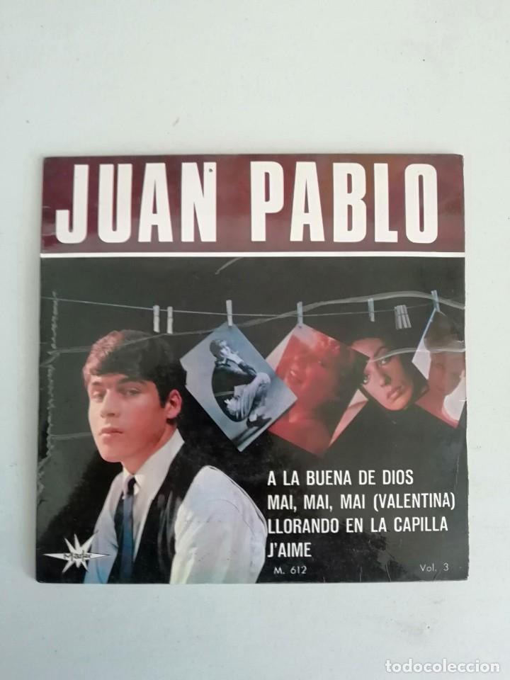 Discos de vinilo: JUAN PABLO  A LA BUENA DE DIOS - Foto 1