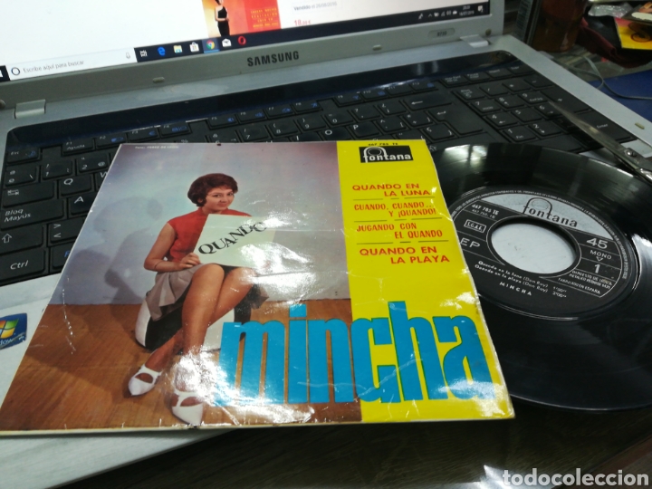 Discos de vinilo: Mincha ep Quando en la luna + 3 1965 - Foto 1