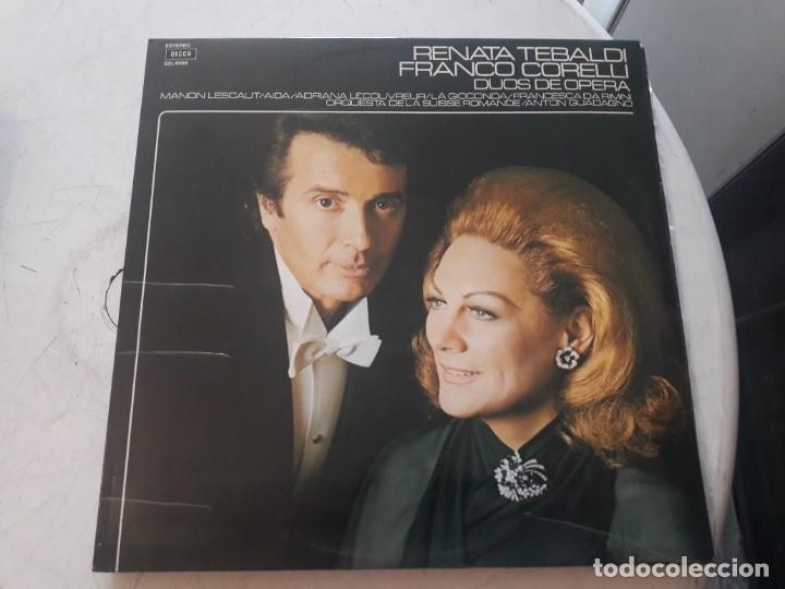 Discos de vinilo: RENATA TEBALDI. FRANCO CORELLI. D&Uacute;OS DE &Oacute;PERA (LP) - Foto 1