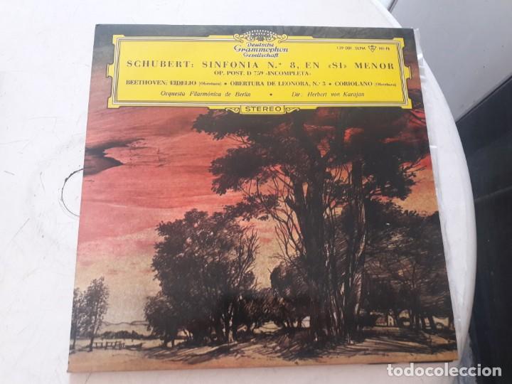 Discos de vinilo: SCHUBERT. SINFON&Iacute;A 8 EN SI MENOR (LP) - Foto 1