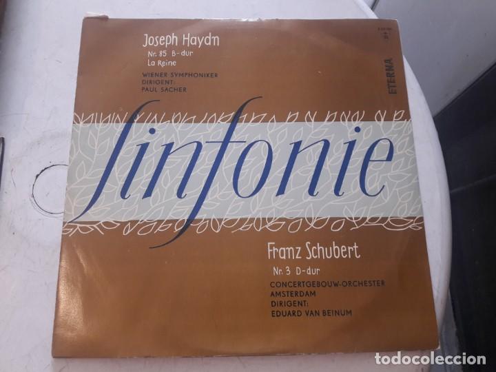 Discos de vinilo: J. HAYDN. F. CHUBERT. SINFONIE (LP) - Foto 1