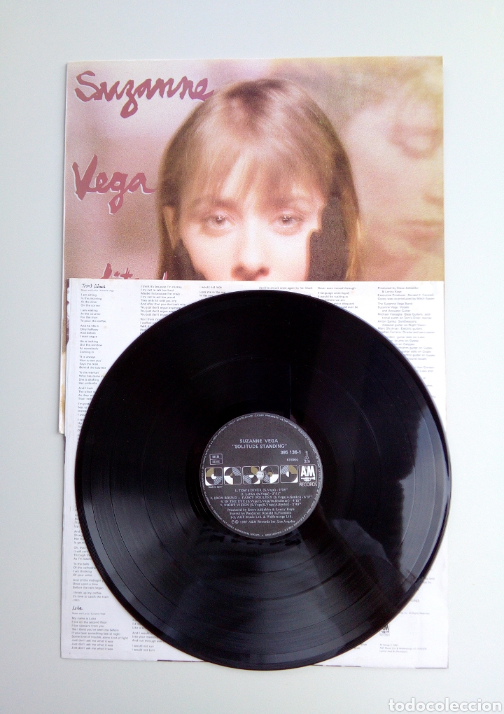 Discos de vinilo: Suzanne Vega - Solitude standing, A&M Records, 1987. Spain. - Foto 3