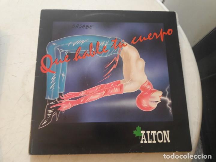 Discos de vinilo: ALTON. QUE HABLE TU CUERPO (LP) - Foto 1