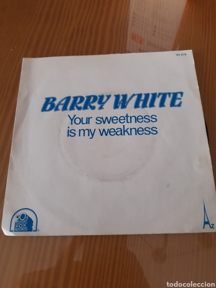 Discos de vinilo: Disco vinilo single BARRY WHITE - Foto 1