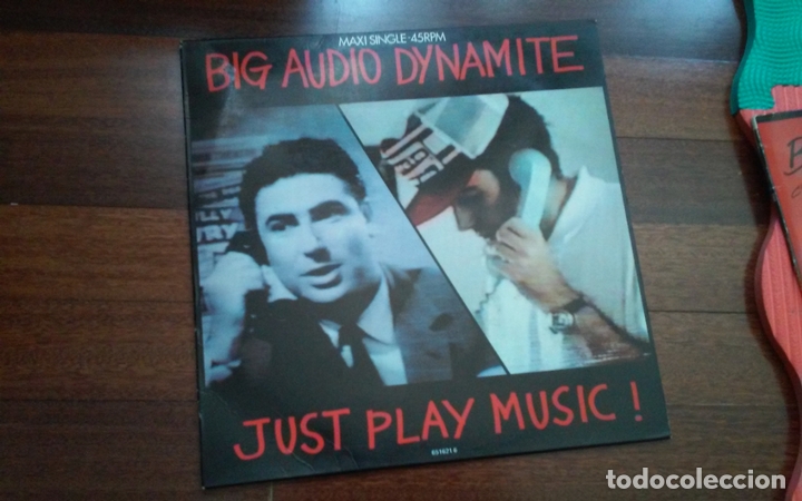 Discos de vinilo: Big audio dynamite-just play.maxi espa&ntilde;a - Foto 1