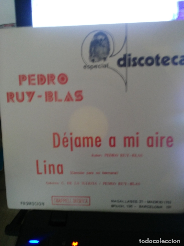 Discos de vinilo: Pedro ruy-blas - Foto 1