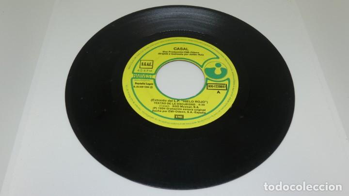 Discos de vinilo: DISCO SINGLE VINILO . CASAL . TEATRO D LA OSCURIDAD . - Foto 4