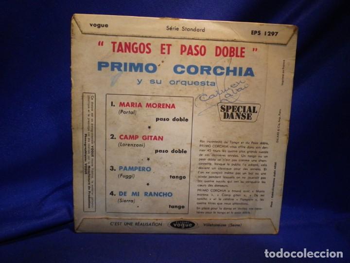 Discos de vinilo: Primo Corchia, Tangos et Pasodoble - Foto 2