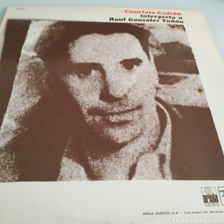 Discos de vinilo: Paco Ib&aacute;&ntilde;ez interpreta a Pablo Neruda cuarteto cedron - Foto 2