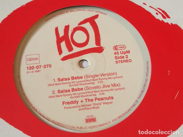 Discos de vinilo: Freddy + The Peanuts - Salsa Bebe - 1987 - Foto 2