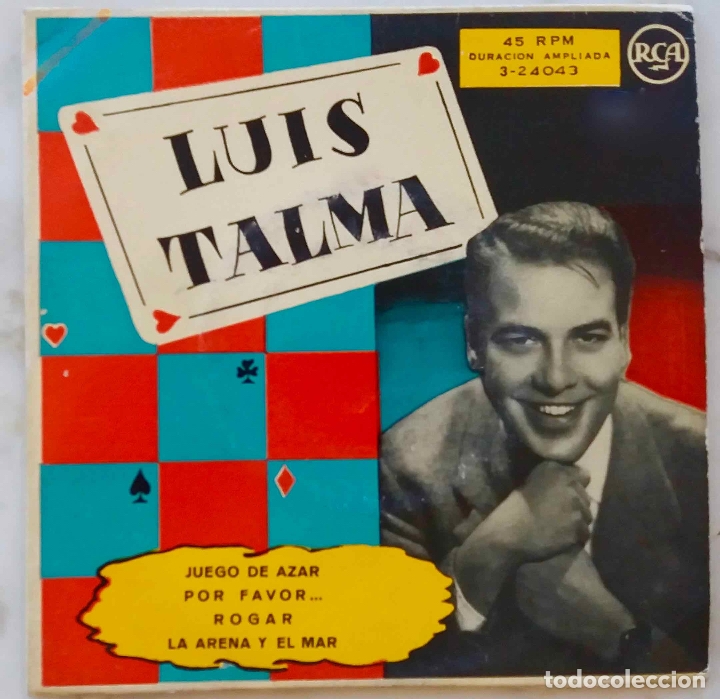 Disques de vinyle: LUIS TALMA. JUEGO DE AZAR. EP ESPA&Ntilde;A