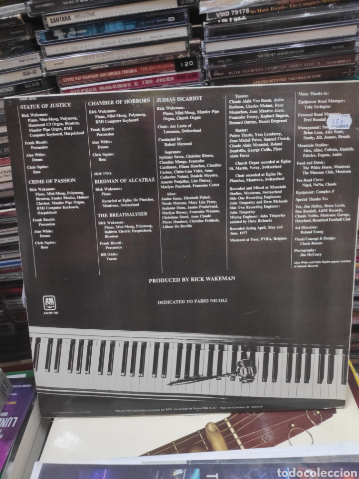Discos de vinilo: Rick Wakeman criminal r&eacute;cord - Foto 2