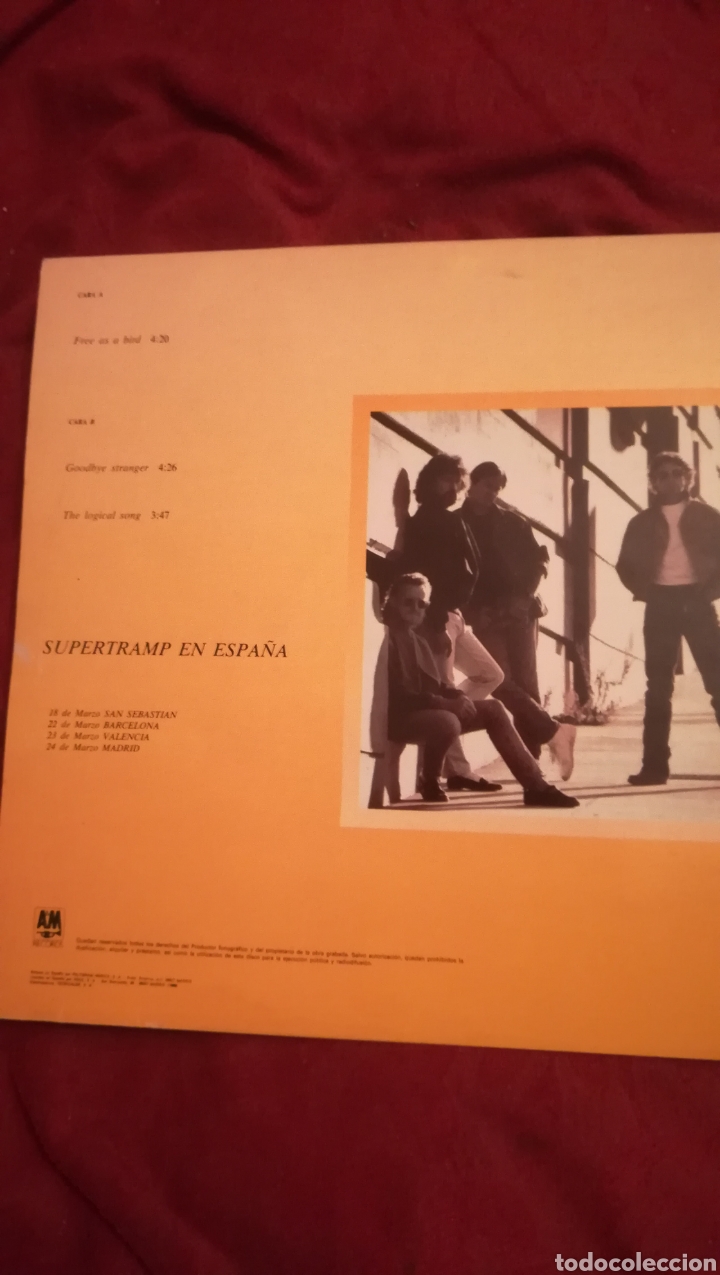 Discos de vinilo: Vinilo de Supertramp - Foto 2