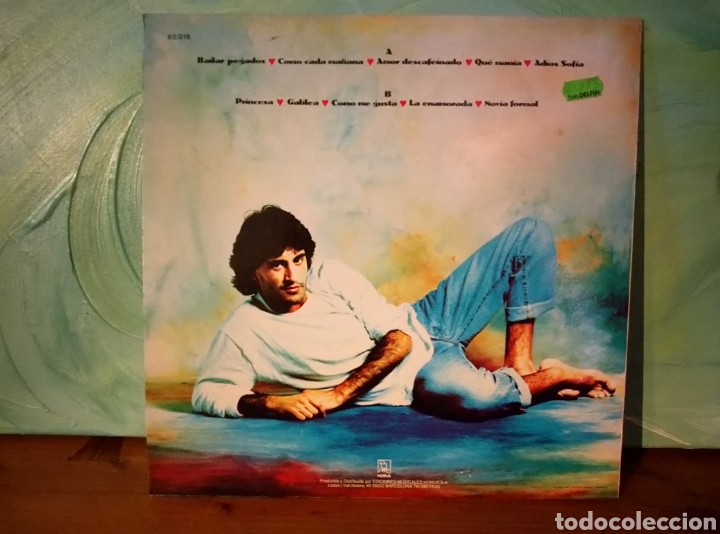 Discos de vinilo: Sergio Dalma - Sinti&eacute;ndonos la piel (LP) - Foto 2