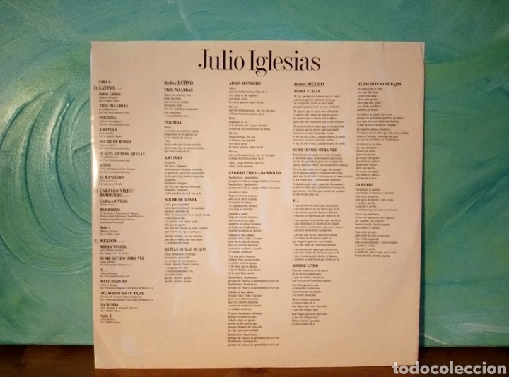 Discos de vinilo: Julio Iglesias - Ra&iacute;ces LP - Foto 3