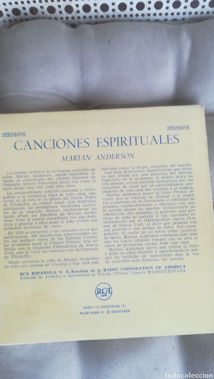 Discos de vinilo: Vinilo doble, Marian Anderson - Foto 3