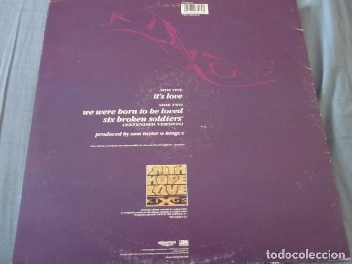 Discos de vinilo: KINGS X - ITS LOVE - MAXI EDICION INGLESA DEL AÑO 1990. - Foto 3 - 171809200